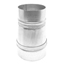 Premium Long Taper Concentric Reducer:  6" - 5" Dia, 20 gauge