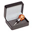 Black Leatherette Project Gift Box: 5-1/2" X 4-1/4" X 2-1/2"