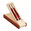 Two-Tone Rosewood/Maple Pen Box for Two Pens