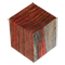 Color Grain Night Fire 2" x 2" x 2-3/8" Bottle Stopper Blank