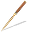 Floral Sculpted 24kt Gold Letter Opener Kit