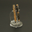 2 Pen Semi-Circular Premium Acrylic Pen Stand