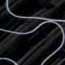 Lava Bright Classic 2 Black with White Thread 5/8" x 5/8" x 5" Pen Blank