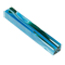 Lava Bright Classic 2 Aqua with Green Swirl 5/8" x 5/8" x 5" Pen Blank
