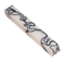 Lava Bright Classic 2 Pure White with Black Thread 5/8" x 5/8" x 5" Pen Blank