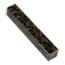 Lava Bright Crush Black & Gold Treasure 5/8" x 5/8" x 5" Pen Blank