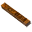 Stabilized Grey/Black Maple Burl 7/8" x 7/8" x 5" Jumbo Pen Blank