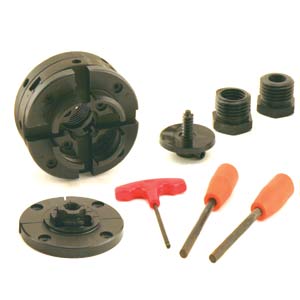 Utility Grip 4 jaw Lathe Chuck (includes 2 jaws)
