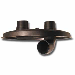 Dust Separator Lid (for 5 gal pail, 2-1/4 ID)