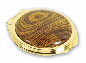 Gold Plated Mini Compact Mirrors