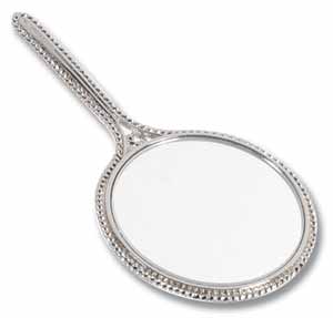 Pewter Finish Mini Vanity Mirror