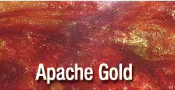 Mica Pearl Apache Gold - 5/8 x 5/8 x 5"