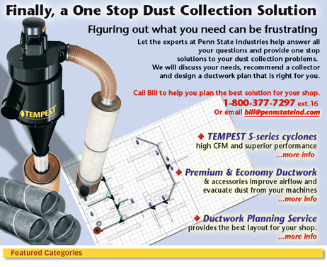 Dust Collection at Penn State Industries