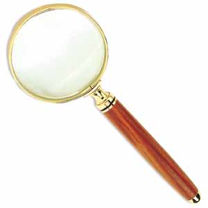 "Designer" 24kt 2-1/2" Magnifier