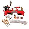 Basic Pen Making Starter Set with Turncrafter Commander 10 in. Variable Speed Midi Lathe