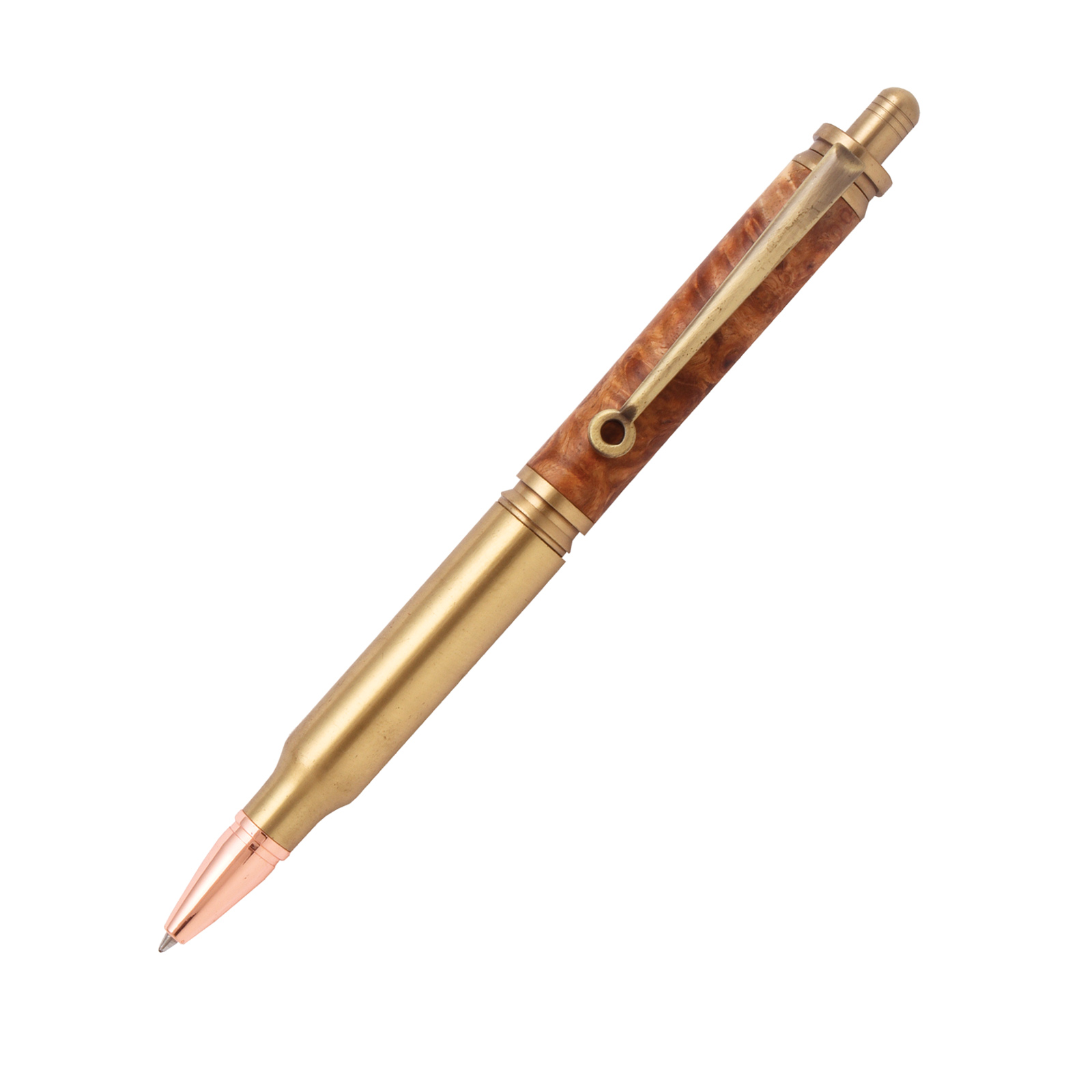 30 Caliber Bullet Cartridge Antique Brass Click Pen Kit at Penn State ...