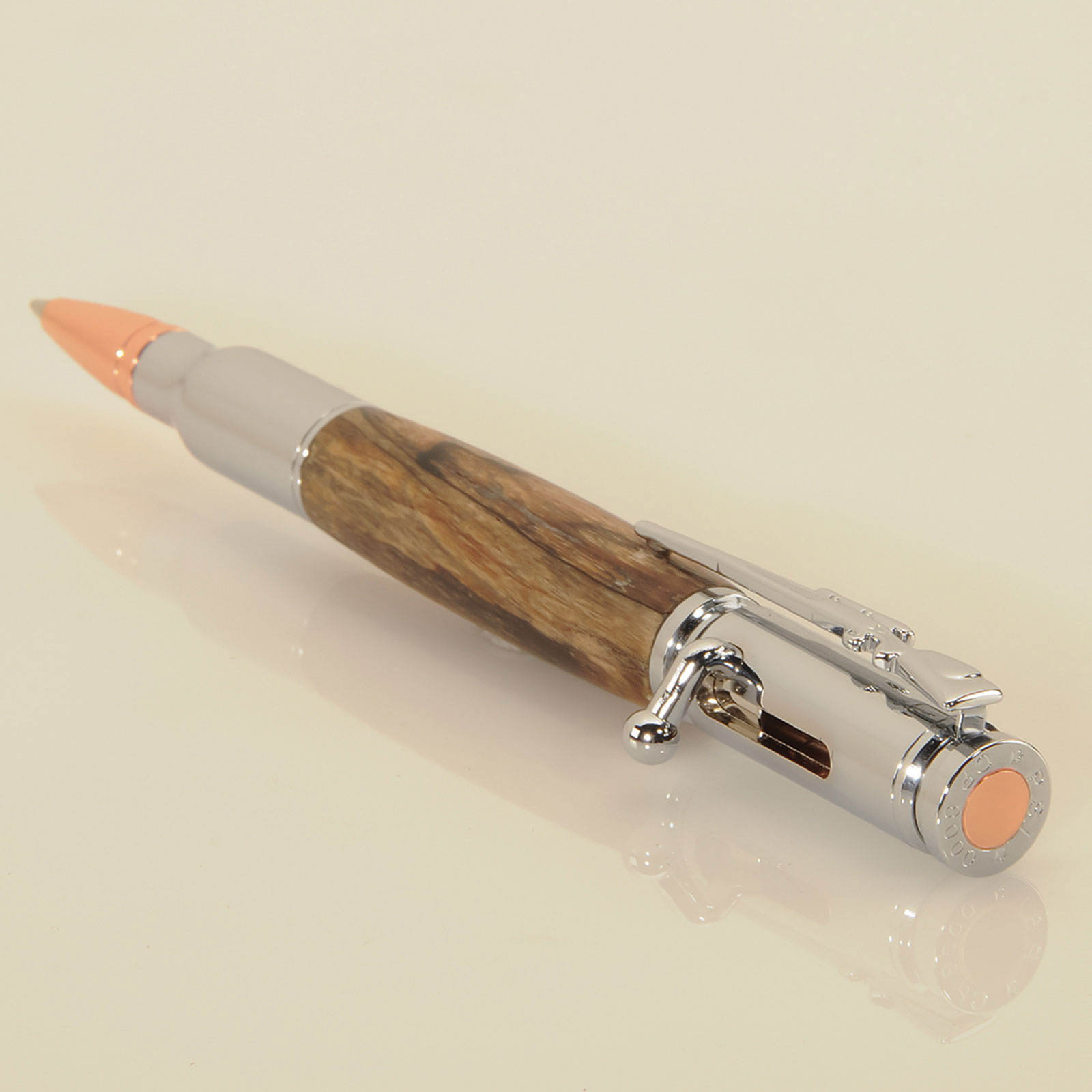 30 Caliber Bolt Action Chrome Bullet Cartridge Pen Kit at Penn State