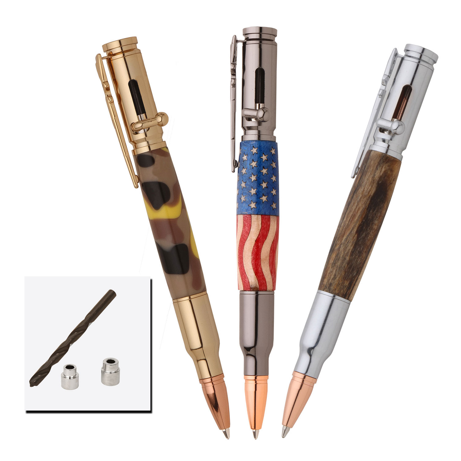 3 Bolt Action Pen Kit Starter Pack at Penn State Industries