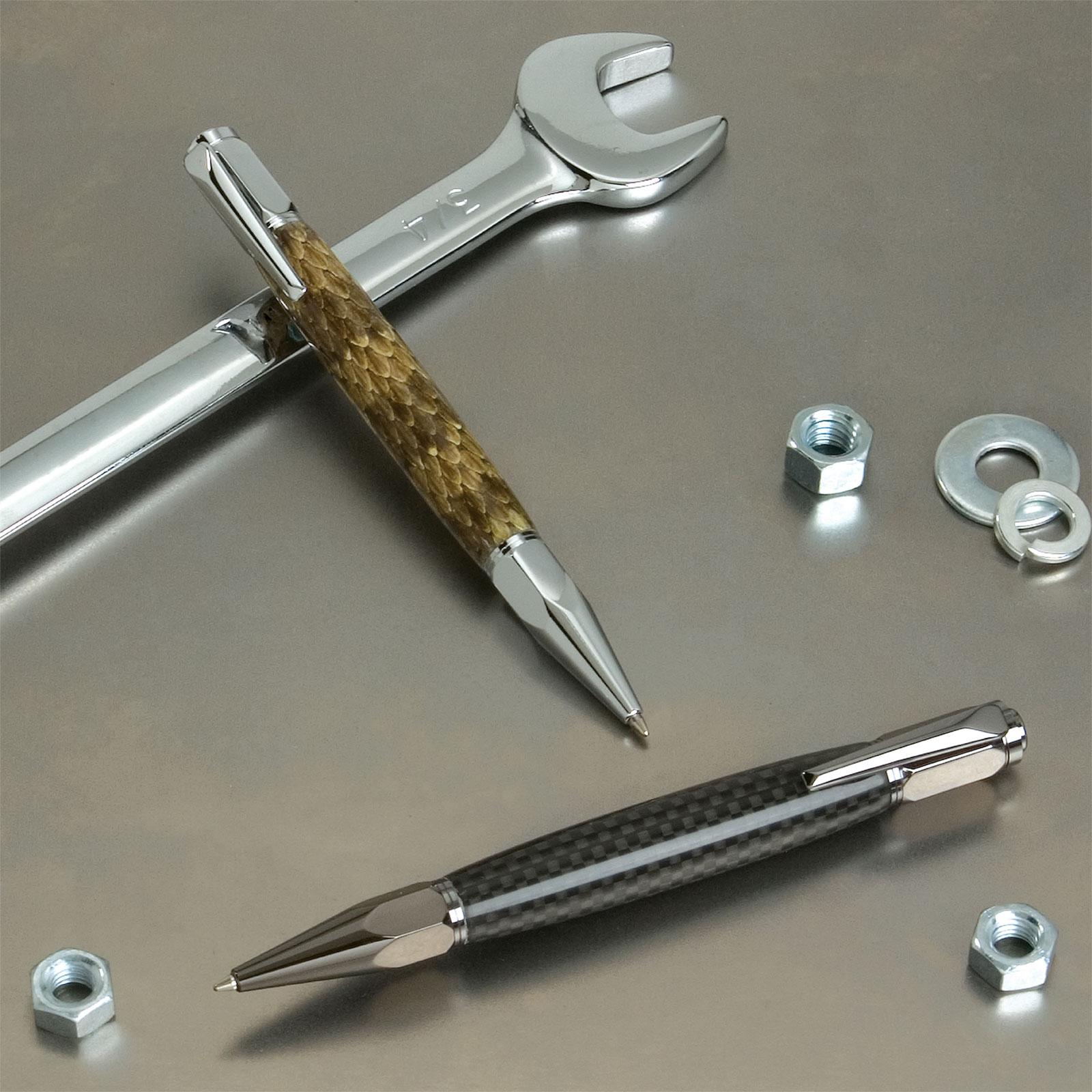 Vertex Gun Metal Click Pen Kit at Penn State Industries