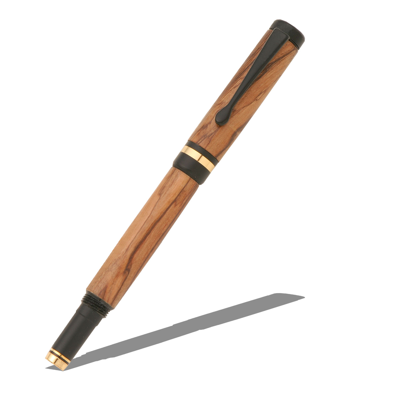 Classic 24kt Gold and Black Enamel Rollerball Pen Kit at Penn State