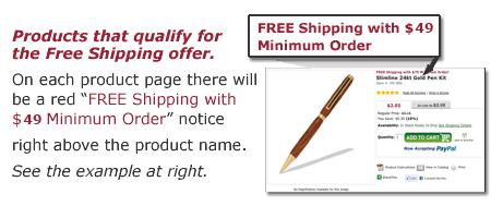 free shipping notice