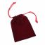 Drawstring Maroon Felt Pouch