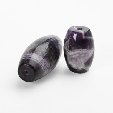 Amethyst Massage Stones for Face Roller Kit - Set of 2 (Face Roller Handle not included)