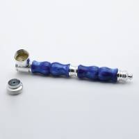 aluminum tobacco pipe 4" Metal Removable Glass Smoking , Hand Pipe , Pipe , Smoke Bowl , Gift Wholesale Price New Portable Metal