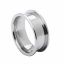 Inlay Ring Core Stainless Steel, 8mm Wide