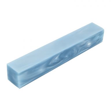 Kirinite Sky Blue Pearl 3/4 in. x 3/4 in. x 5 in. Pen Blank