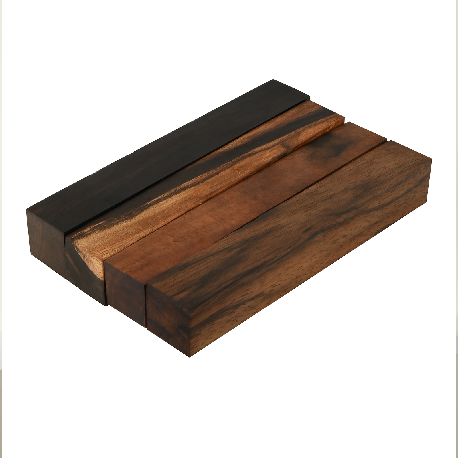 Macassar Ebony 3/4 in. x 3/4 in. x 5 in. Pen Blanks - 4 pack at