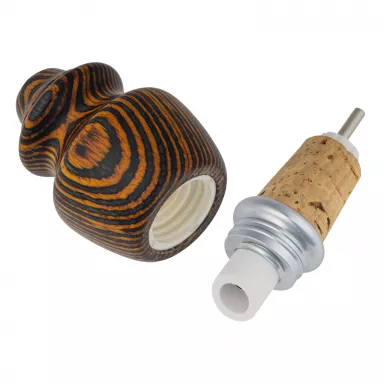 Bottle Stopper with Pouring Spout and Cork Seal