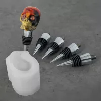 Skull Bottle Stopper Silicone Mold Starter Set