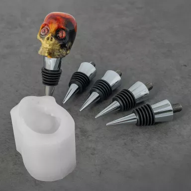 Skull Bottle Stopper Silicone Mold Starter Set
