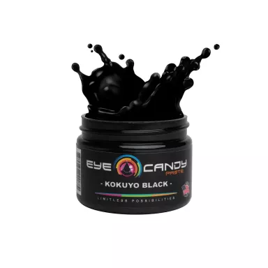 Eye Candy Pigments  Kokuyo Black Premium Mica Paste, 2oz