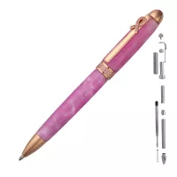 Breast Cancer Awareness Copper with Pink Crystals Twist Pen Kit