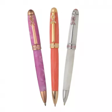 3 Breast Cancer Awareness Pen Kit Starter Set