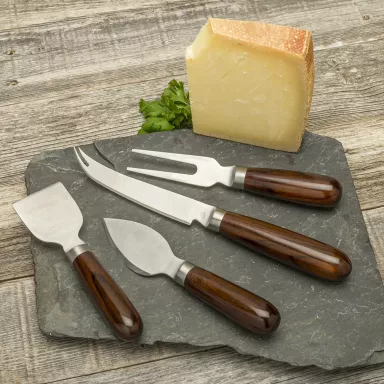 4 Piece Cheese Knife Kit Set