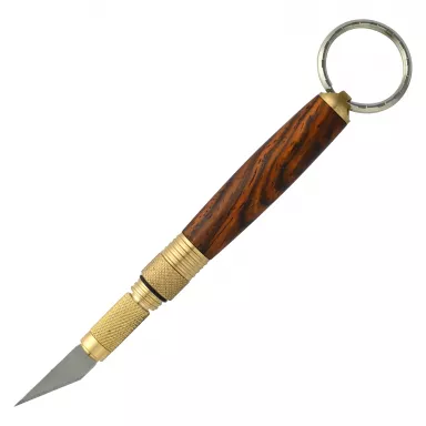 Classic Hobby Knife Keychain Kit in Brass