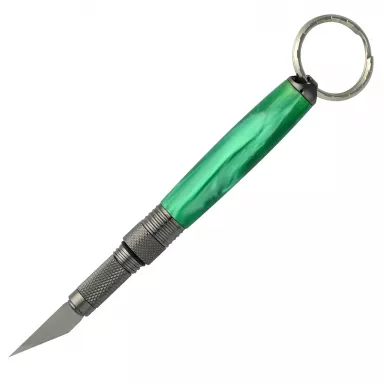 Classic Hobby Knife Keychain Kit in Gun Metal