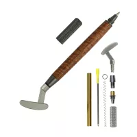 Golf Putter Gun Metal Pen Kit