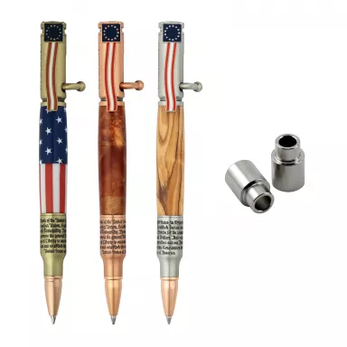 3 We the People Bolt Action Pen Kit Starter Set