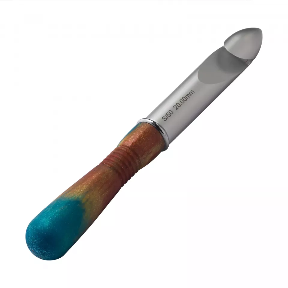 Jumbo Inline Crochet Hook Kit in Aluminum Size S/50 20.00mm at
