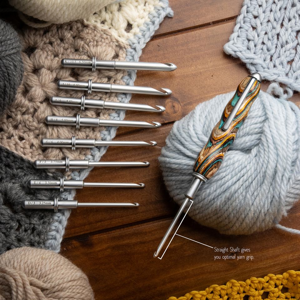 Inline Crochet Hook C-2 (2.75MM) at Penn State Industries