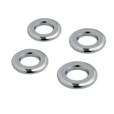 Decor Rings, 4 pack, Chrome