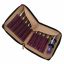 Purple Leather Case for Crochet Hooks