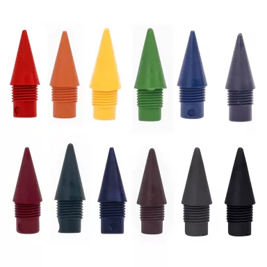Pack of 12 assorted replaceable color tips for Everlasting Pencil Kit