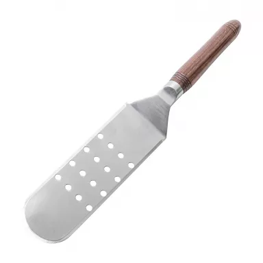 Griddle Spatula Kit with Perforated Round Blade