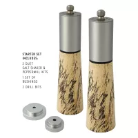 Duet Salt Shaker and Peppermill Combo Kit Starter Set