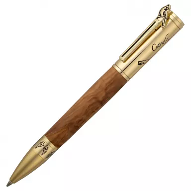 Heavenly Messenger Cardinal Ballpoint Twist Pen Kit In Golden